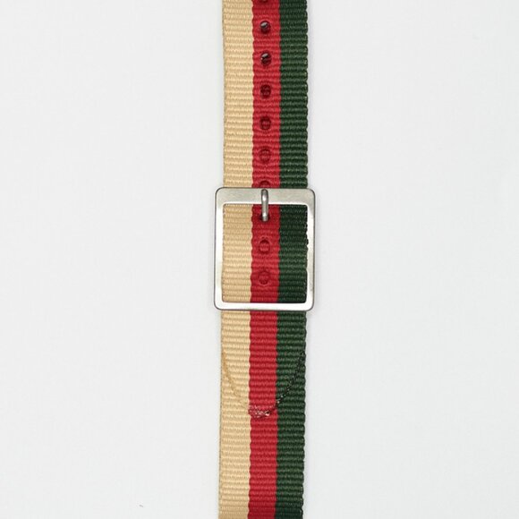 Hadley-Roma 20mm Nylon Watch Strap/Band Regimental Stainless Steel Buckle,MS4309 - Picture 1 of 1